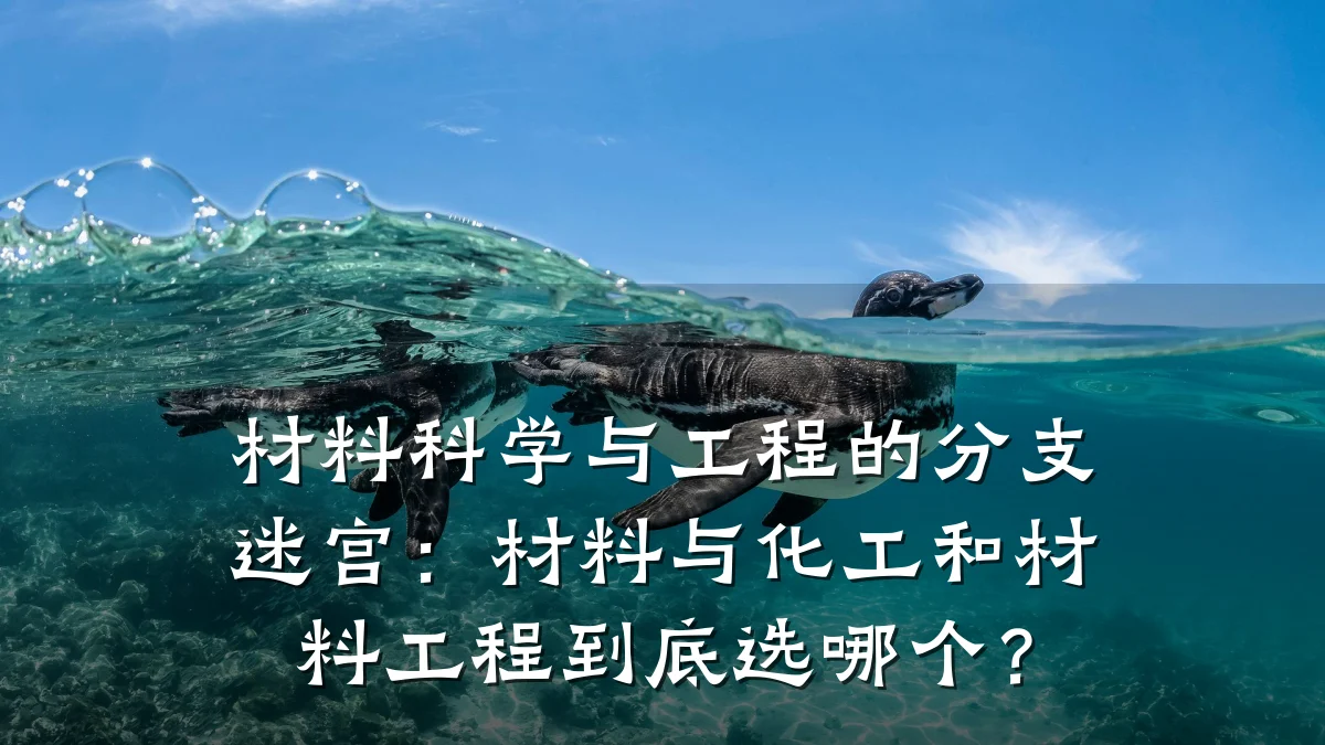 材料科学与工程的分支迷宫:材料与化工和材料工程到底选哪个?