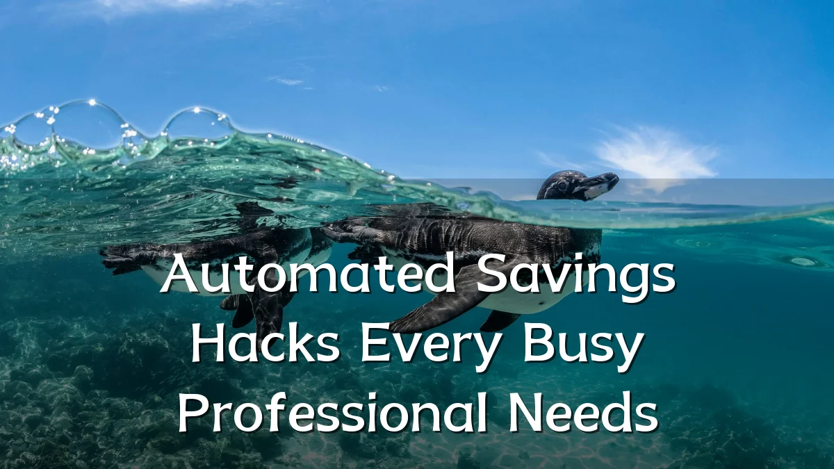 Automated Savings Hacks Every Busy Professional Needs