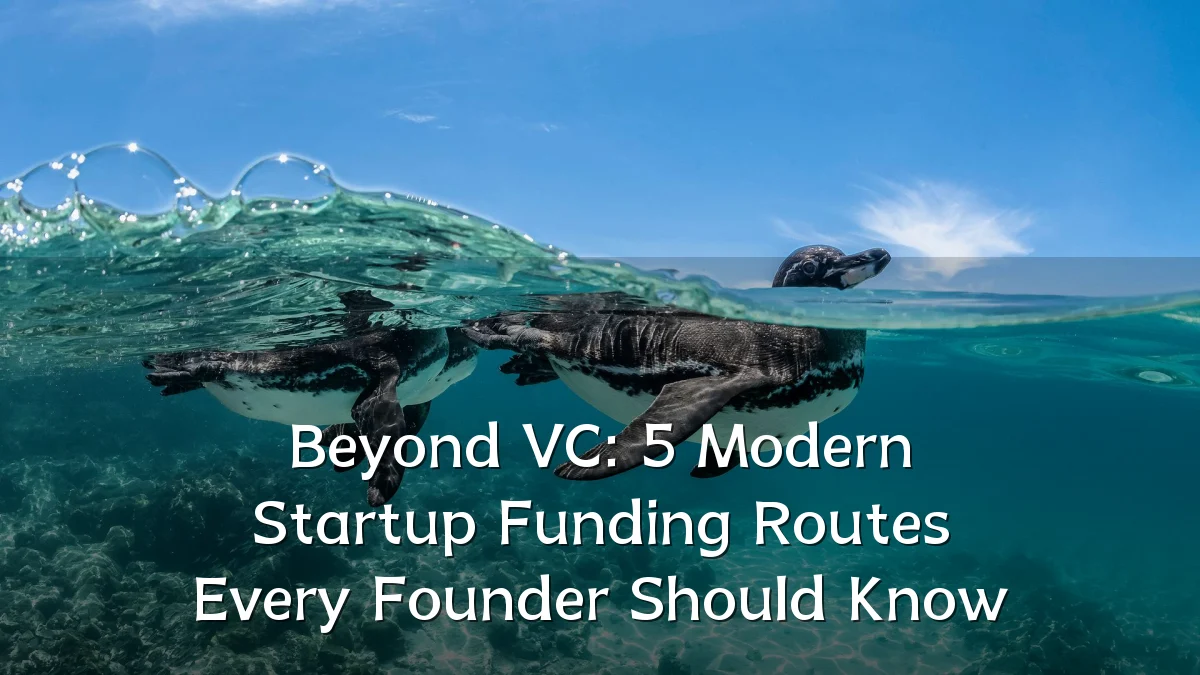 Beyond VC: 5 Modern Startup Funding Routes Every Founder Should Know