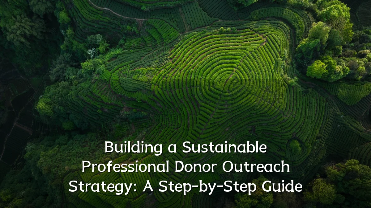 Building a Sustainable Professional Donor Outreach Strategy: A Step-by-Step Guide