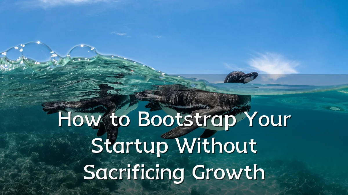How to Bootstrap Your Startup Without Sacrificing Growth