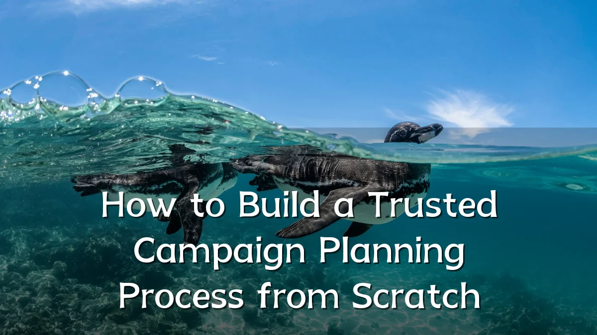 How to Build a Trusted Campaign Planning Process from Scratch
