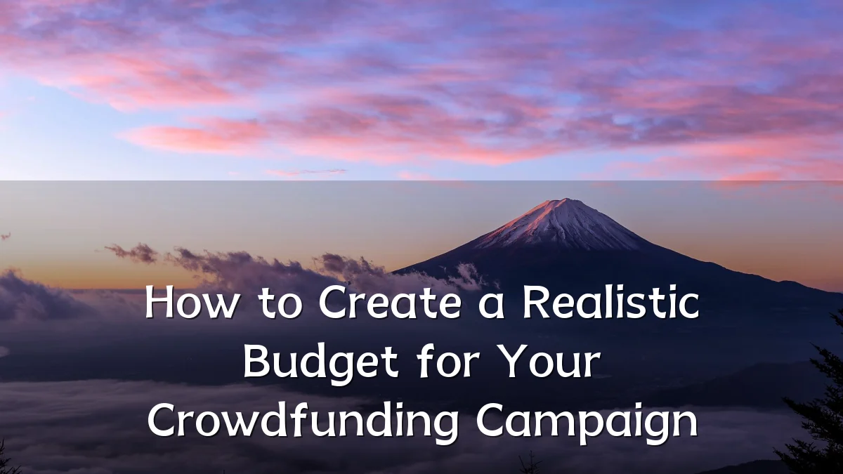 How to Create a Realistic Budget for Your Crowdfunding Campaign
