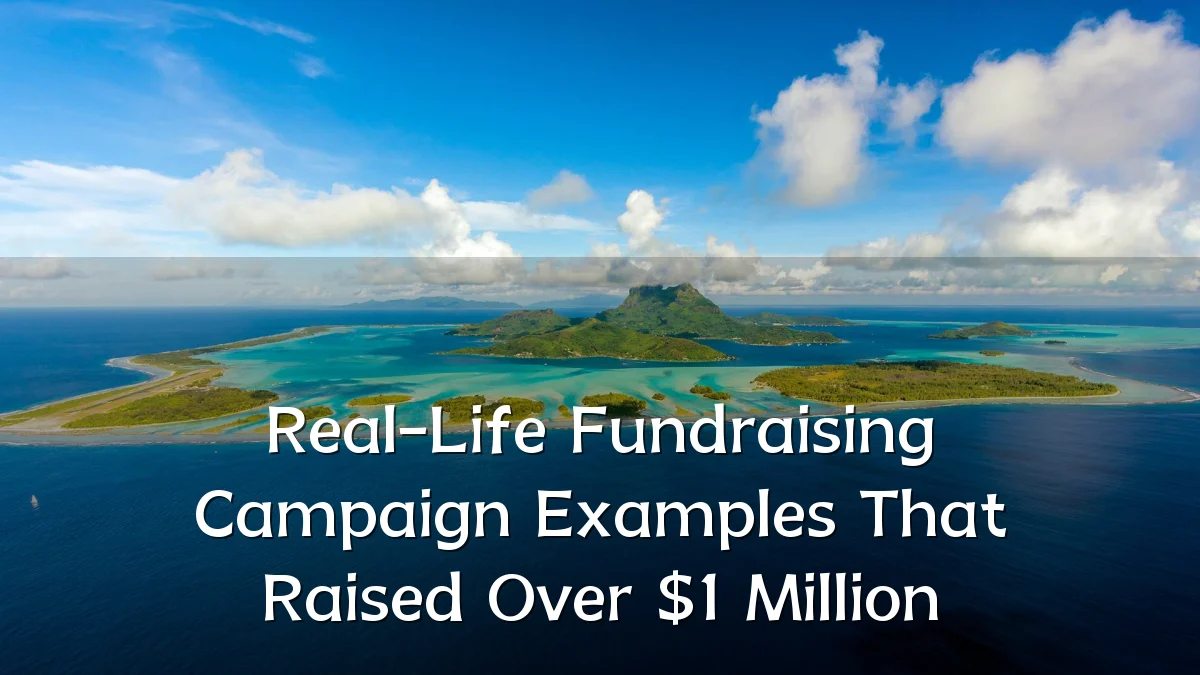 Real-Life Fundraising Campaign Examples That Raised Over $1 Million