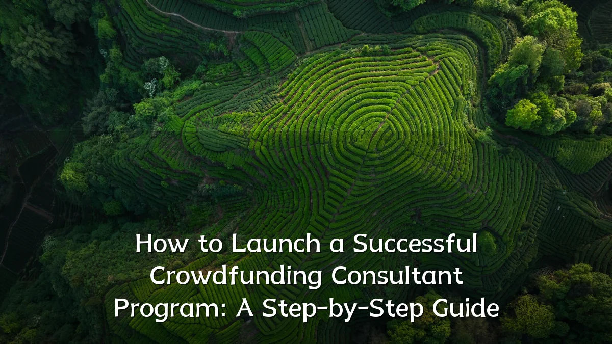 How to Launch a Successful Crowdfunding Consultant Program: A Step-by-Step Guide