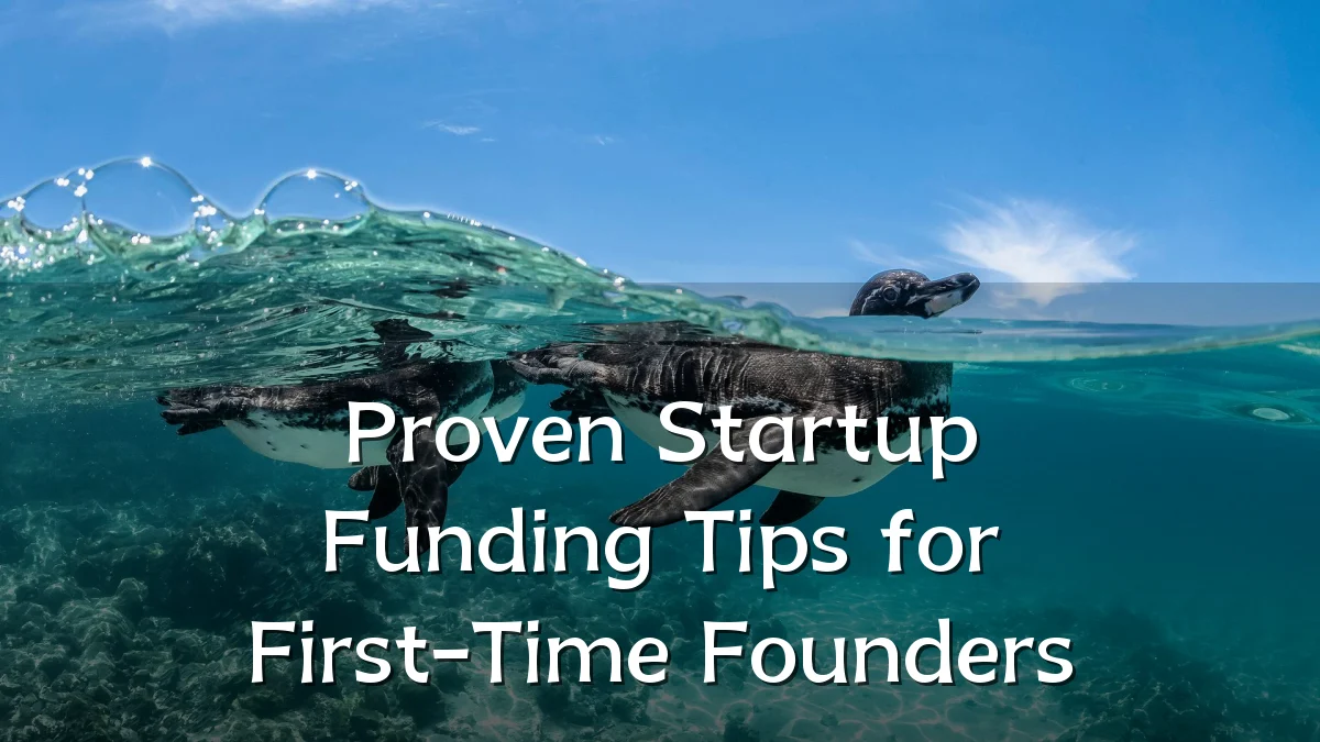 Proven Startup Funding Tips for First-Time Founders