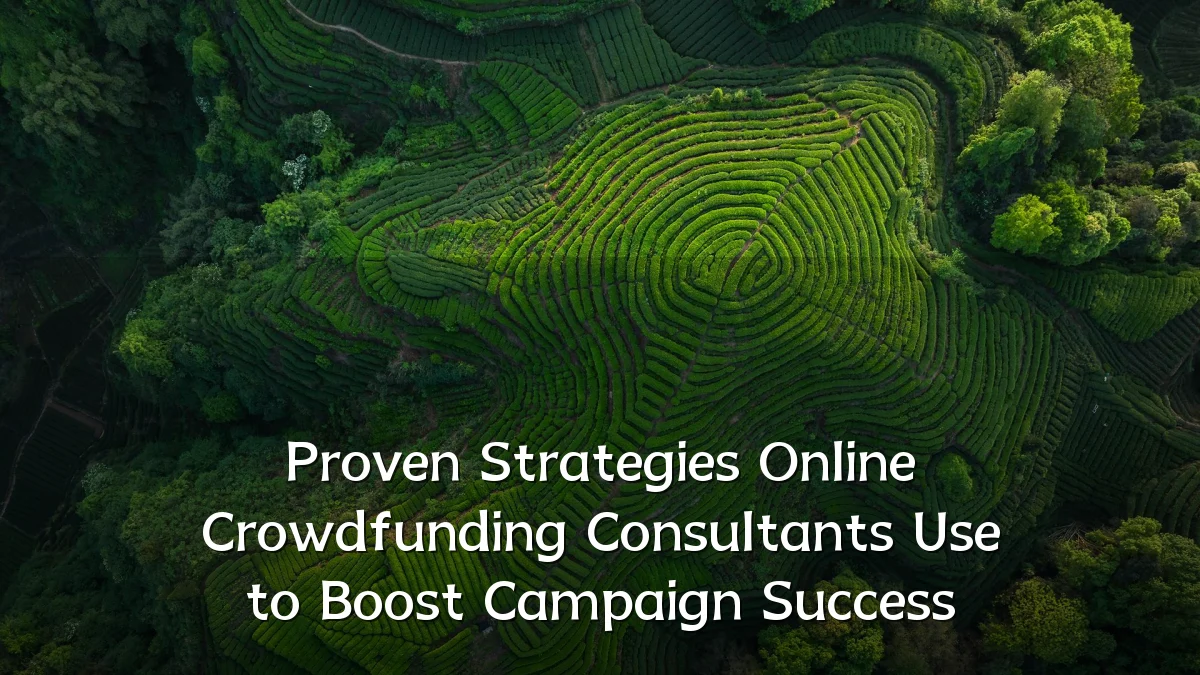Proven Strategies Online Crowdfunding Consultants Use to Boost Campaign Success